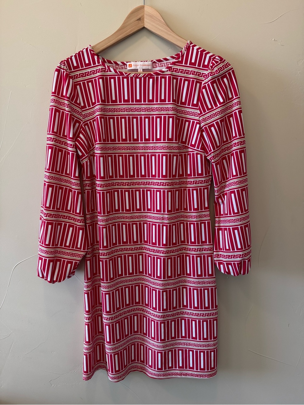 Jude Connally Chloe Corinthian Cinnabar Women’s Dress Size S